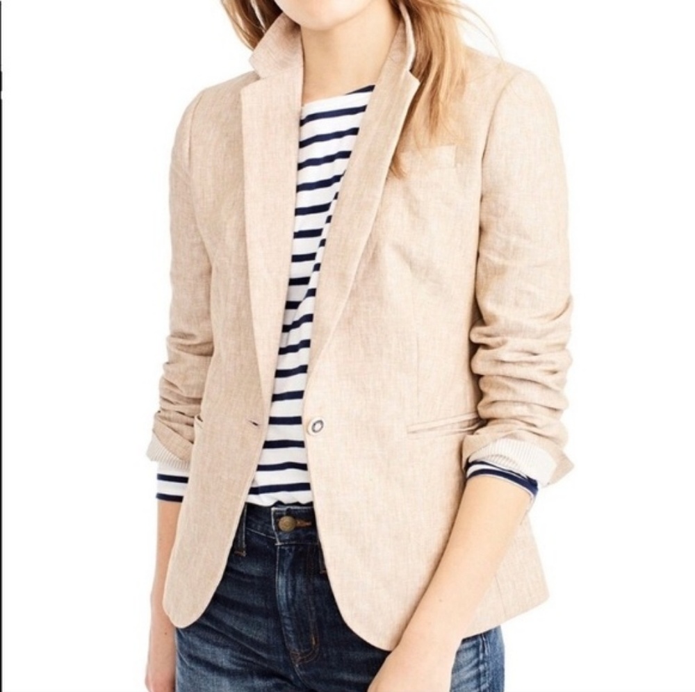 NWT J. Crew Campbell Linen Blazer
